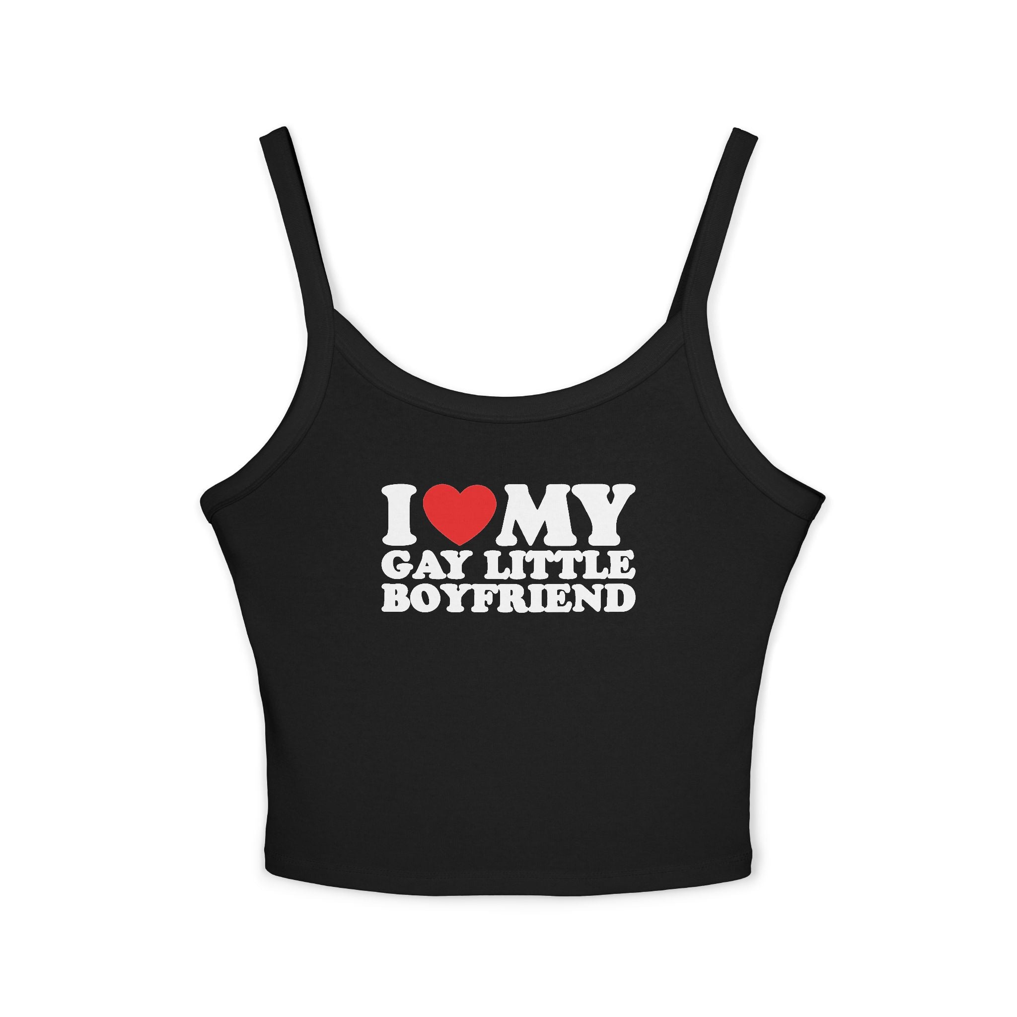 I Heart My Gay Little Boyfriend Spaghetti Strap Cami