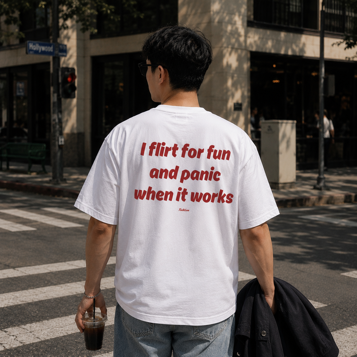 I FLIRT FOR FUN AND PANIC WHEN IT WORKS