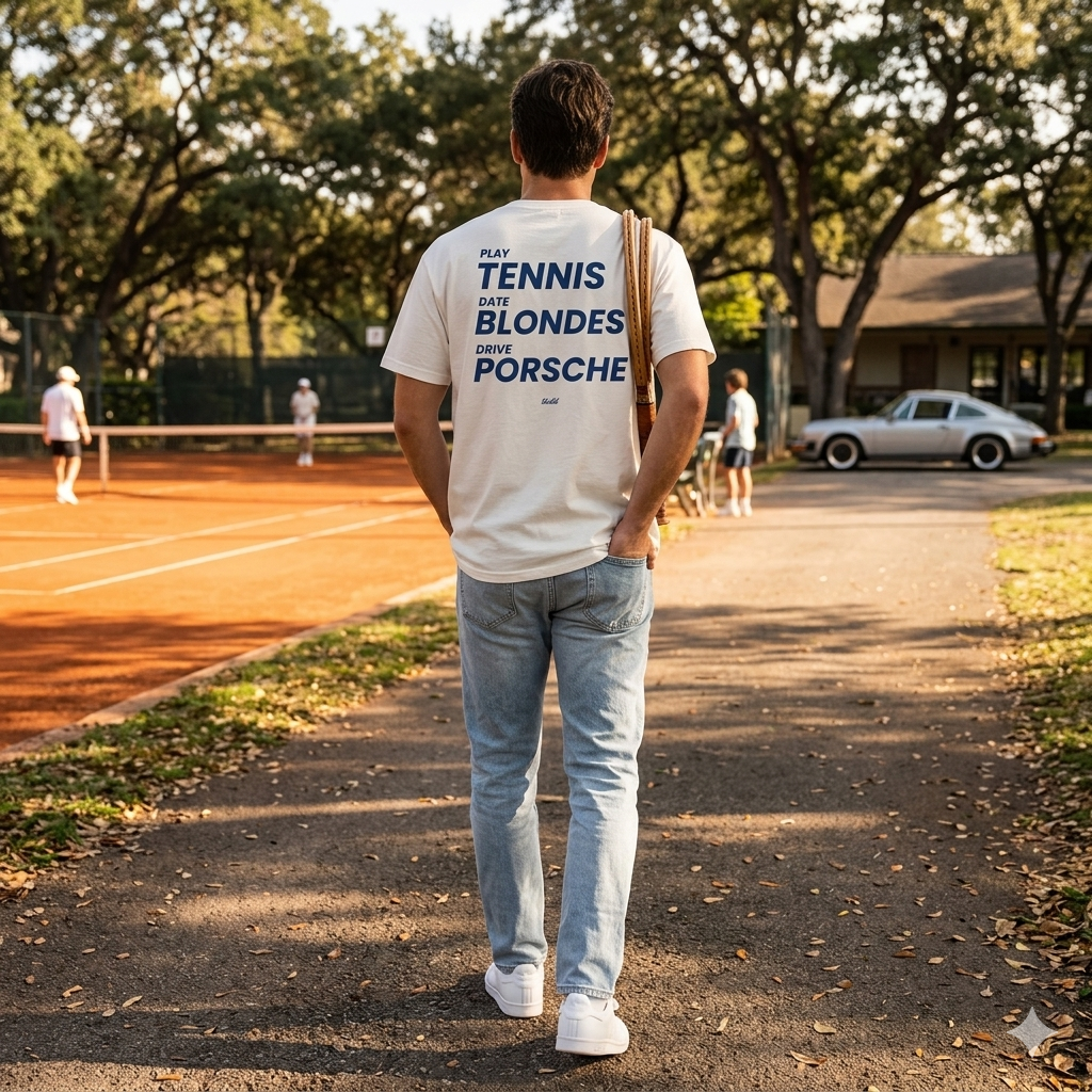 Play Tennis Date Blondes Drive Porsche