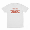 I Wish I Had Mental Stability Instead Of These Giant Tits T-Shirt