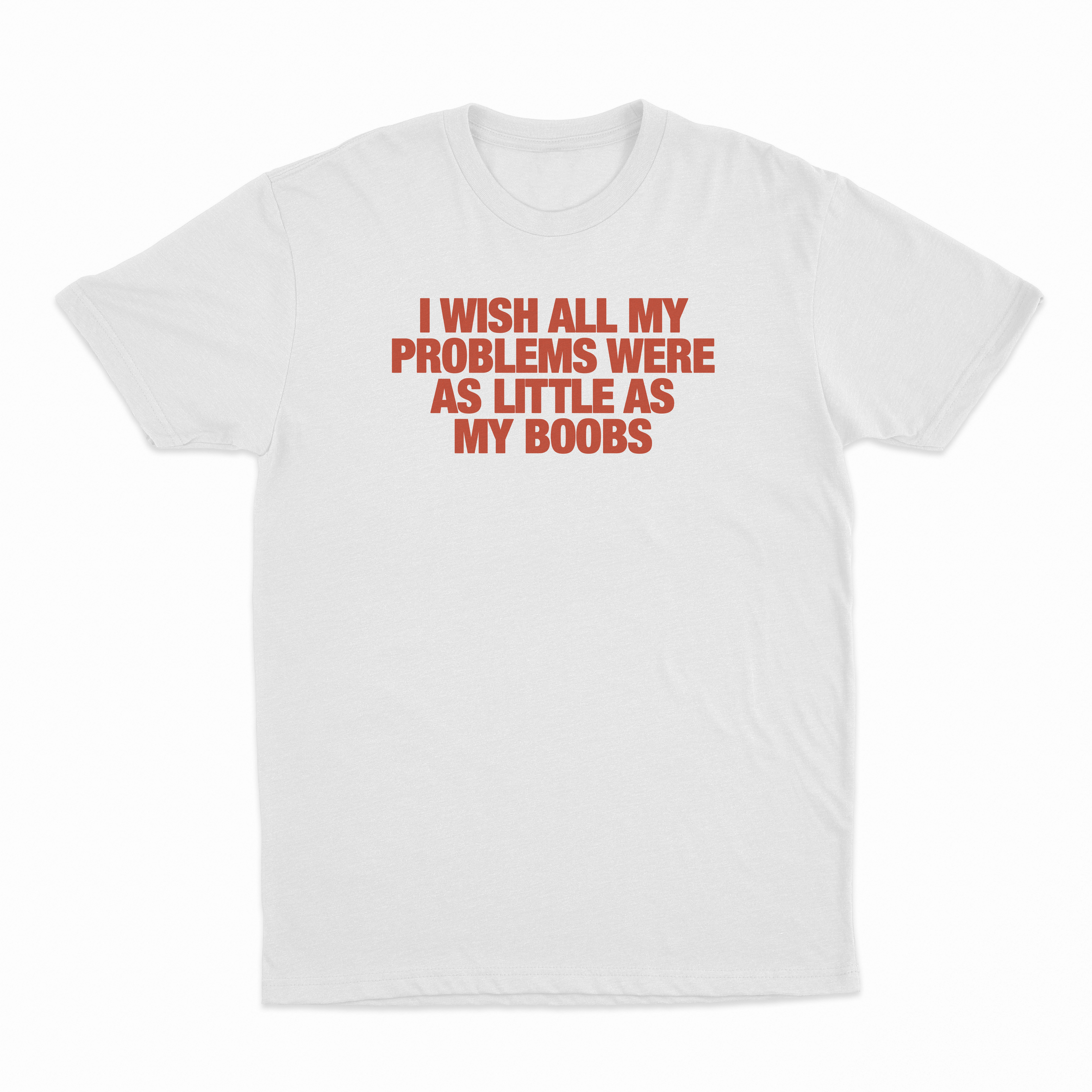 I Wish All My Problems Were As Little As My Boobs T-Shirt